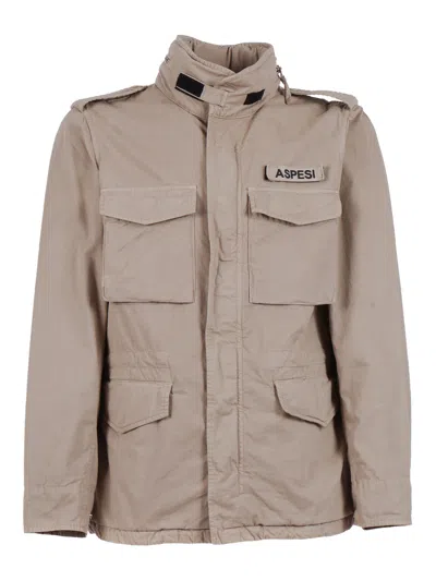 ASPESI MILITARY INSPIRED CONCEALED CASUAL JACKET