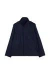 Aspesi Mini Field Down Jacket In Blue