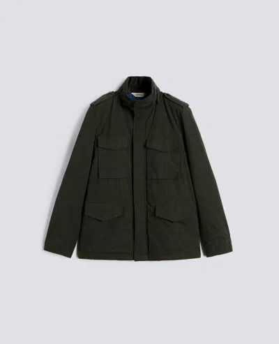 Aspesi Mini Field Jacket Cot In Tela Di Misto Cotone - Verdone In Green