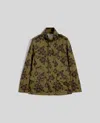 Aspesi Hibiscus-print Lightweight Jacket In Fiore Militare