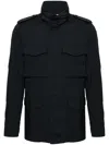 Aspesi Mini Field Zip-up Jacket In Blue
