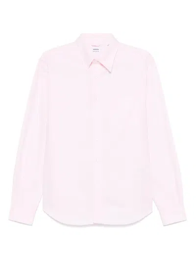 Aspesi Mini Logo-tag Shirt In Pink