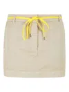 Aspesi Belted Skirt In Neutral