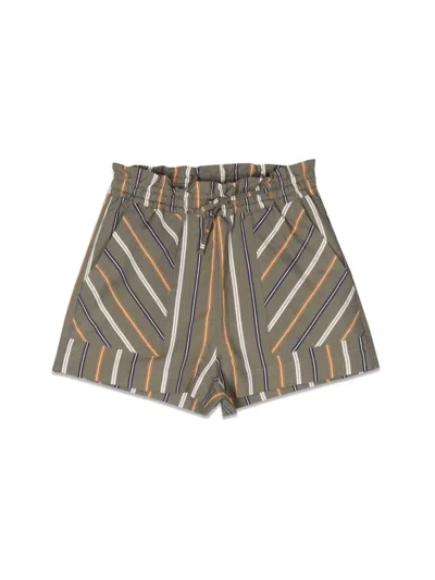 Aspesi Mini Summer Shorts For Girls In Multi