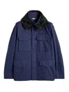 Aspesi Minifield Blue Cotton Jacket Tinted In Chief In Blue