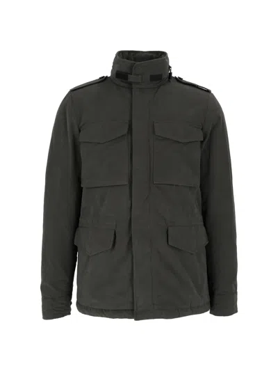 Aspesi Mini Field Military Jacket In Green