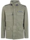 Aspesi Flap-pocket Jacket In Gray