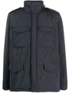 Aspesi Man Jacket Navy Blue Size Xxl Polyester