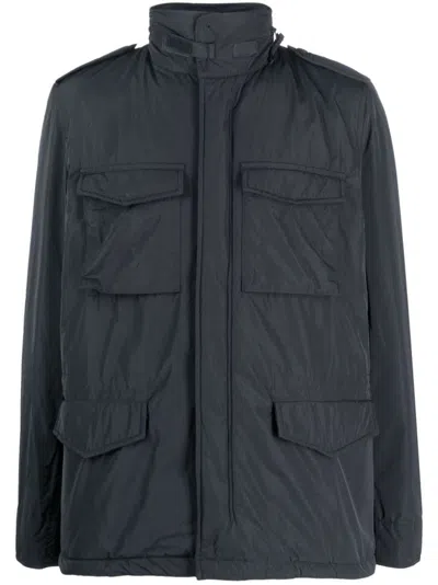Aspesi Man Jacket Navy Blue Size Xxl Polyester