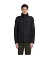 Aspesi Minifield Logo Patch Hooded Jacket In Black
