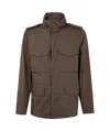 Aspesi Hooded Four-pocket Padded Jacket In Military