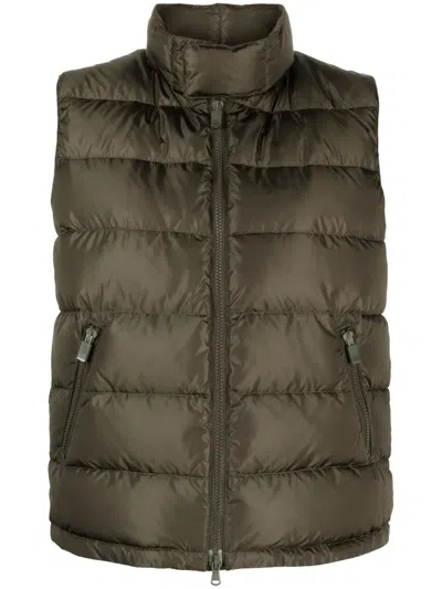 Aspesi Minnie Padded Gilet In Green