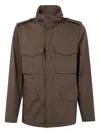 Aspesi Minifield Cot Jacket In Green