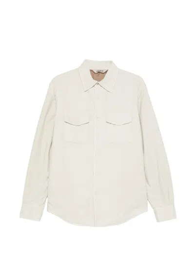 Aspesi Mod. 13 フラップポケット シャツ In Neutral