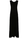 Aspesi Fine-knit Maxi Shift Dress