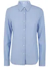Aspesi Camicia In Cotone Shirts Light Blue In Sky Blue