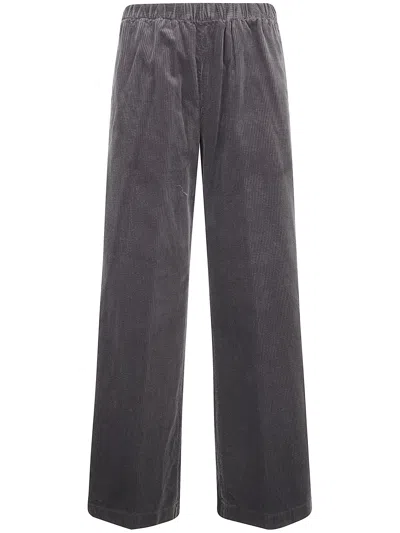 Aspesi "mod.0128" Elastic Waist Trousers In Gray