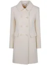 Aspesi Buttoned Coat In Neutral