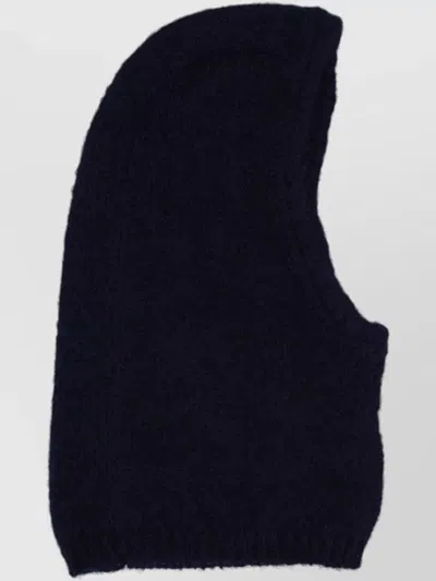 Aspesi Mohair Wool Knitted Top In Black