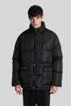 Aspesi Moschino Ii Puffer In Black Polyamide In Black