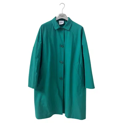 Pre-owned Aspesi "mostacciolo" Emerald Green Technical Coat - Minimalist Italian Icon