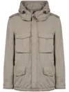 Aspesi Drawstring Hooded Casual Jacket