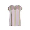 Aspesi Multicolored Viscose Silk Twill Top