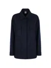 Aspesi Multi-pocket Jacket In Blue