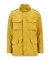 Aspesi Multi-pocket Long-sleeved Casual Jacket In Yellow