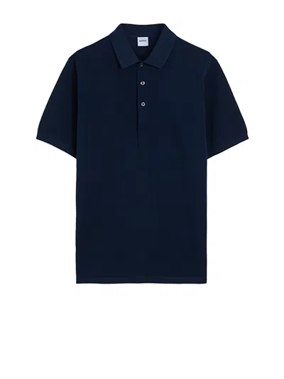 Aspesi Navy Blue Polo Men