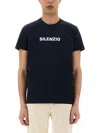 Aspesi Navy Blue Printed T-shirt In Navy Blue
