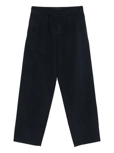 Aspesi Pleated Details Casual Pants In Black