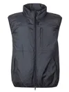 Aspesi Navy Padded Nylon Vest In Blue