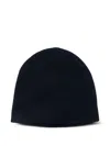 Aspesi Navy Wool Cashmere Cap In Burgundy