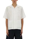 Aspesi Oversized Shirt Featuring Pockets In White