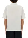Aspesi Needle Short Sleeve Shirt In White