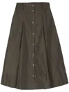 Aspesi Nelly Midi Skirty In Green