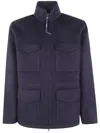 Aspesi Nelson Pocket Jacket In Purple
