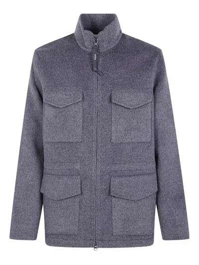 ASPESI "NELSON" JACKET,W5.A.CG84.P517.DO 12200 CHARCOAL