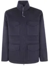 Aspesi Nelson Pocket Jacket In Blue