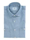 Aspesi New C Slim Shirt In Blue