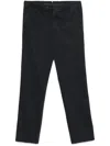 Aspesi Tailored Chino Trousers With Pockets In Blue
