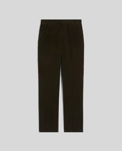 Aspesi New Herman Velvet Trousers In Green