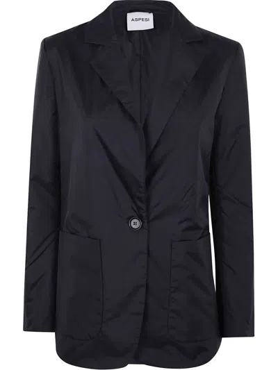 ASPESI ROTI BLAZER JACKET,NN538.7961 96241 BLACK