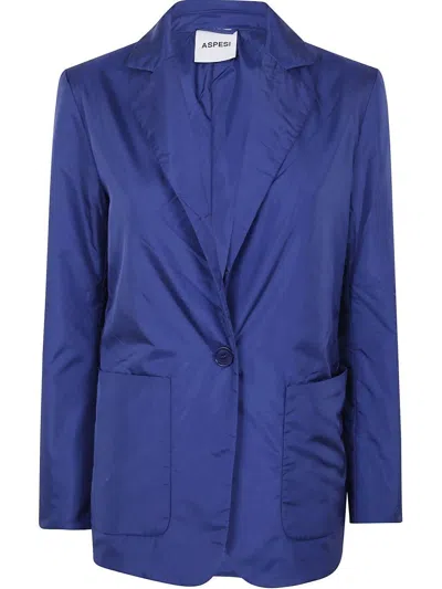 ASPESI ROTI BLAZER JACKET,NN538.7961 96482 BRIGHT BLUE