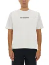 Aspesi No Words Heavy Jersey T-shirt In White