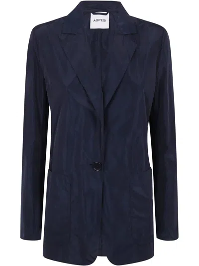 ASPESI NOTCH-COLLAR SINGLE-BREASTED BLAZER