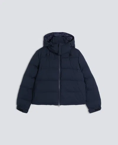 Aspesi Nylon And Cotton Poplin Jacket - Navy In Blue