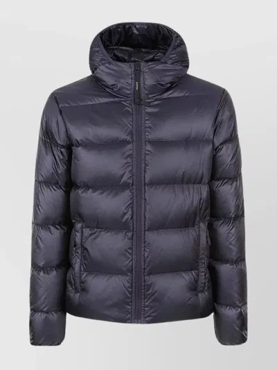 ASPESI NYLON DOWN JACKET WITH HOOD AND POCKETS