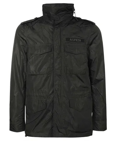 Aspesi Nylon Jacket In Black